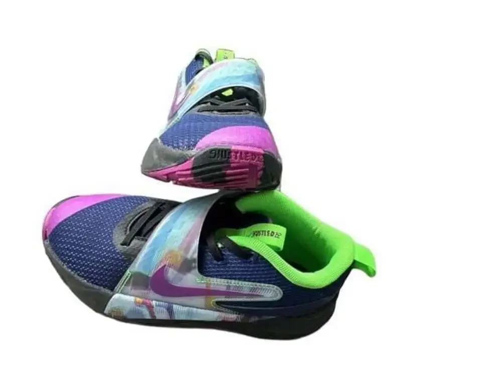 Nike Team Hustle D 11 GS Kids Basketball Shoes HV2290-400 Size 2Y